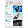 Кабель мультимедійний DisplayPort M to DisplayPort M 1.5m V1.4 8K black Vention (HCDBG) - Image 3