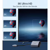 Перехідник USB-C to HDMI 8K 60 Hz Choetech (HUB-H16-GY) - Image 4