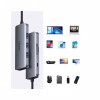Концентратор Choetech USB-C 7-in-1 3хUSB 3.0+USB-C PD100W+HDMI 4K 30HZ+SD/TF USB3.1 (HUB-M19-GY) - Image 3