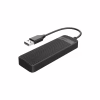 Концентратор Choetech USB 3.1 to 3хUSB 3.0+RJ45(1GB) Ethernet 4in1 (HUB-U02-BK) - Image 2