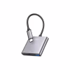 Концентратор XO USBC to USBCPD100W + HDMI 4K30Hz + USB 3.0 grey (HUB011.tranish) - Image 1