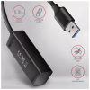 Концентратор AXAGON USB 3.1 to 4xUSB 3.0 1.2m black (HUE-M1AL) - Image 4