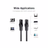 Патч-корд 0.75м, UTP cat 6 RJ-45 black Vention (IBABE) - Image 4