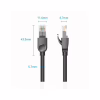 Патч-корд 3м, UTP cat 6 RJ-45 black Vention (IBNBI) - Image 8