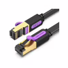 Патч-корд 2м, FTP cat 7 RJ-45 black Vention (ICABH) - Image 1