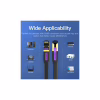Патч-корд 3м, FTP cat 7 RJ-45 black Vention (ICABI) - Image 3