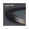 Патч-корд 1м, S/FTP cat 8 RJ-45 COPPER black Vention (IKGBF) - Image 5