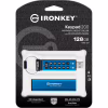 USB флеш накопичувач Kingston 128GB IronKey Keypad 200 AES-256 Encrypted Blue USB 3.2 (IKKP200/128GB) - Image 6