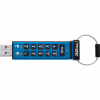USB флеш накопичувач Kingston 32GB IronKey Keypad 200 AES-256 Encrypted Blue USB 3.2 (IKKP200/32GB) - Image 2