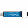 USB флеш накопичувач Kingston 32GB IronKey Keypad 200 AES-256 Encrypted Blue USB 3.2 (IKKP200/32GB) - Image 3