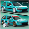 Конструктор Mattel Brick Shop Speed Honda Custom 90 Civic EF (JHF62) - Image 8