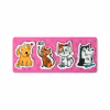 Закладки для книг Kite пластиковые Pets 4x20 шт, 35х50 мм (K22-479-5) - Image 1