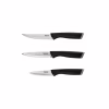 Набір ножів Tefal Essential 3шт, нержавіюча сталь, пластик, чорний (K2219455) - Image 7