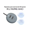 Док-станція для накопичувачів Maiwo 2*NVMe M.2 SSD to USB3.2 Gen2 USB-C 10Gbps (K3026P2 grey) - Image 4