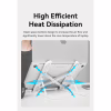 Підставка до ноутбука Vention Laptop X-type Stand White ABS 83-170мм (KDNW0) - Image 8