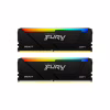 Модуль пам'яті для комп'ютера DDR4 64GB (2x32GB) 3600 MHz FURY Beast RGB Kingston Fury (ex.HyperX) (KF436C18BB2AK2/64) - Image 1