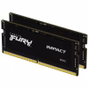Модуль пам'яті для ноутбука SoDIMM DDR5 64GB (2x32GB) 4800 MHz FURY Impact Kingston Fury (ex.HyperX) (KF548S38IBK2-64) - Image 1