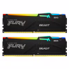 Модуль пам'яті для комп'ютера DDR5 64GB (2x32GB) 5200 MHz Beast RGB EXPO Black Kingston Fury (ex.HyperX) (KF552C40BB2AK2-64) - Image 1