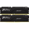 Модуль памяти для компьютера DDR5 64GB (2x32GB) 5600 MHz FURY Beast Black Kingston Fury (ex.HyperX) (KF556C40BBK2-64) - Image 1