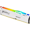 Модуль пам'яті для комп'ютера DDR5 16GB 5600 MHz FURY Beast White RGB Kingston Fury (ex.HyperX) (KF556C40BWA-16) - Image 2