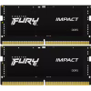 Модуль пам'яті для ноутбука SoDIMM DDR5 32GB (2x16GB) 5600 MHz Impact Black Kingston Fury (ex.HyperX) (KF556S40IBK2-32) - Image 1