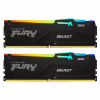 Модуль пам'яті для комп'ютера DDR5 64GB (2x32GB) 6000 MHz Beast RGB EXPO Kingston Fury (ex.HyperX) (KF560C30BBEAK2-64) - Image 1