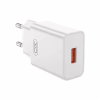 Зарядное устройство XO USB-A QC18W White (L127.white) - Image 1