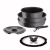 Набір посуду Tefal Ingenio Inspiration, 6 предметів, чорний (L867S604) - Image 1