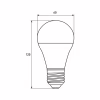 Лампочка EUROELECTRIC LED А60 12W 1100 Lm E27 4000K (LED-A60-12274(AV)) - Image 2