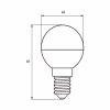 Лампочка Eurolamp LED ECO серия "P" G45 7W 700Lm E14 4000K (LED-G45-07144(P)) - Image 3