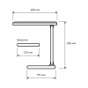 Настільна лампа Eurolamp LED SMART 6W 410lm 2800-6500K 1200mAh (LED-TLB-6W(white)) - Image 3
