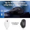 Мышка Keychron M7 Wireless/Bluetooth/USB Black (M7-A1) - Image 3