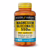 Минералы Mason Natural Глюконат магния 550 мг, Magnesium Gluconate, 100 таблеток (MAV06171) - Image 1