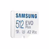 Карта пам'яті Samsung 512 GB microSDXC Class 10 UHS-I U3 V30 A2 EVO Plus+SD Adapte (MB-MC512SA/EU) - Image 3