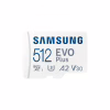 Карта пам'яті Samsung 512 GB microSDXC Class 10 UHS-I U3 V30 A2 EVO Plus+SD Adapte (MB-MC512SA/EU) - Image 1
