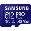 Карта пам'яті Samsung 512 GB microSDXC Pro Plus UHS-I U3 V30 A2 Class 10 + SD-adap (MB-MD512SA/EU) - Image 2