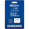Карта пам'яті Samsung 512 GB microSDXC Pro Plus UHS-I U3 V30 A2 Class 10 + SD-adap (MB-MD512SA/EU) - Image 3