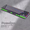 Клавіатура GamePro MK122R Red Swich Low Profile Wireless Dark Gray (MK122R) - Image 8