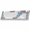Клавиатура GamePro Asgard Drakkar Keychron Super Red Switch Wireless/Bluetooth/USB UA White (MK305WH) - Image 2