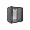 Шкаф настенный Merlion 12U 19" 600*450*634 (Ш*Г*В)мм, black (Ml3-6412) - Image 1