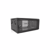 Шкаф настенный Merlion 4U 19" 600*600*279 (Ш*Г*В)мм, black (Ml3-6604 / 23524) - Image 1