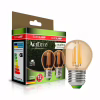 Лампочка Eurolamp LED G45 5W 530 Lm E27 3000K deco 2шт (MLP-LED-G45-05273(Amber)) - Image 1