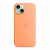 Чехол для мобильного телефона Apple iPhone 15 Silicone Case with MagSafe Orange Sorbet (MT0W3ZM/A) - Image 4