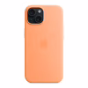 Чехол для мобильного телефона Apple iPhone 15 Silicone Case with MagSafe Orange Sorbet (MT0W3ZM/A) - Image 5