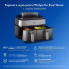 Мультипечь Philips Dual Basket Airfryer 5000 Series (NA555/00) - Image 3