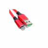 Дата кабель USB 2.0 AM to Micro 5P 1.0m 2.4A braided red XO (NB143-M1-RD) - Image 2