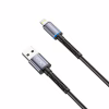 Дата кабель USB 2.0 AM to Lightning 1.0m 2.4A black XO (NB215-L-1-BK) - Image 1