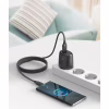 Дата кабель USB 2.0 AM to USB-C 1.0m braided black XO (NB235_C_Black) - Image 4
