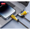 Дата кабель USB 2.0 AM to USB-C + USB 2.0 AM to Lightning 1.0m 60W black XO (NB283_4-in-1_Black) - Image 4