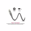 Дата кабель USB 2.0 AM to Lightning 1.2m grey Promate (nervelink-i.grey) - Image 5